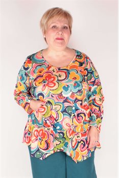 Pull Résolu Imprimé Sixties