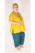 Tunique Lin Risoto Jaune Soleil