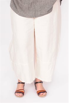 Pantalon Bouffant Écru