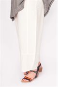 Pantalon Bouffant Écru