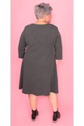 A-line knit dress