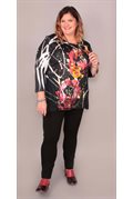Chiffon Contrast Tunic