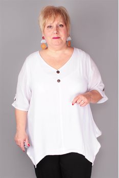 White Mid-lenght Blouse 