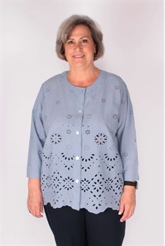 Chemisier / Blouse Bleu Kleo 