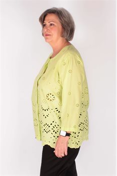 Chemisier / Veste vert lime Kleo 