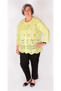 Chemisier / Veste vert lime Kleo 