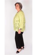 Chemisier / Veste vert lime Kleo 